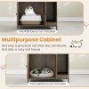 Cat Litter Box Enclosure with Storage Shelves 8