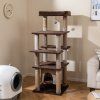 Multi level Cat Tree with Swaying Aerial Condo and Exploration Hole 6