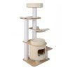 151 CM Modern Cat Tree Multi level Cat Tower with Comfy Padded Top Perch 4
