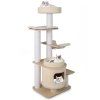 151 CM Modern Cat Tree Multi level Cat Tower with Comfy Padded Top Perch 3