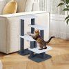 Cat Stairs with Sisal Scratching Post and 3 Large Platforms 2