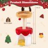 christmas cat tree with bed 80 cm modern kitten tower with sisal scratching post size 5