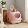 Cat Litter Box with Front Entry and Flip Top pi 2