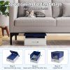 Foldable Cat Litter Box with Front bl 8