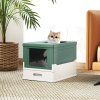 Foldable Cat Litter Box with Front gn 2