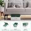 Foldable Cat Litter Box with Front gn 8