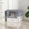 Foldable Cat Litter Box with Front gr 1