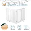 4 Panel 89 cm Pet Barrier with 6 Flexible Hinges 7