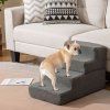 4 step Foam Dog Stairs with Non slip Bottom for High Bed Sofa Couch 2