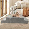 4 step Foam Dog Stairs with Non slip Bottom for High Bed Sofa Couch 7