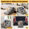 4 step Foam Dog Stairs with Non slip Bottom for High Bed Sofa Couch 8