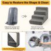 4 step Foam Dog Stairs with Non slip Bottom for High Bed Sofa Couch 9