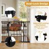 Extra Wide Walk Through Pet Gate Black 8