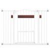 Extra Wide Walk Through Pet Gate White 3