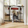 Extra Wide Walk Through Pet Gate with Small dk 5