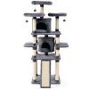 Cat Tree Condo with Scratching Poles and Board 8