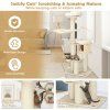 4-Layer Solid Wood Cat Tree for Kitten & Adult Cat
