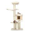 4-Layer Solid Wood Cat Tree for Kitten & Adult Cat