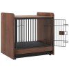 Dog Crate Indoor with Removable Tray Lockable Brown 3