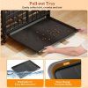 Foldable Dog Crate Furniture with Removable Tray M 8