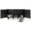 Cat Litter Box Enclosure with Winding Entry 3
