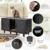 Cat Litter Box Enclosure with Winding Entry 8
