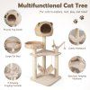 kitten activity center with cattail fluff cat condo 8