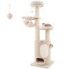 74 Inches Tall Wooden Cat Tower Tree 3