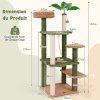 arbre chat cactus pour chats d int rieur pv10195gn 1 6