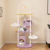 158 CM Multi level Cat Tree Sky Theme Cat Tower 1