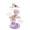 158 CM Multi level Cat Tree Sky Theme Cat Tower 4