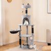 tall cat tree with sisal scratching posts 1 1
