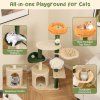 Cute Flower Cat Tree Modern Kitty Tower 6