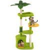 122CM Palm Cat Tree with Self Groomer and Scratching Posts 2