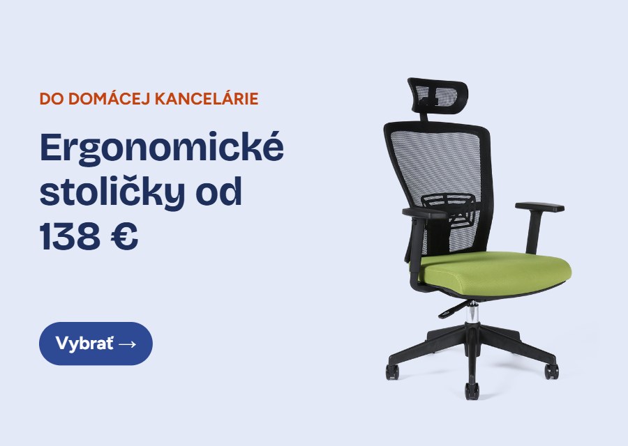 Ergonomické stoličky do domácej kancelárie od 138 €
