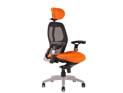 Saturn ergonomická kancelárska stolička s opierkou hlavy