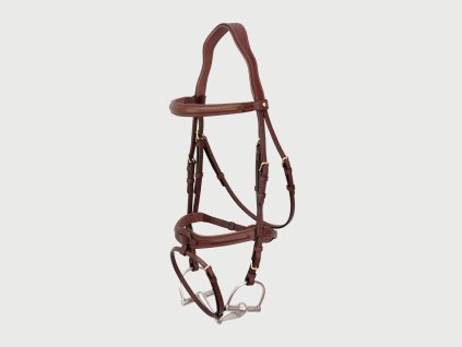 snaffle bridle flash noseband
