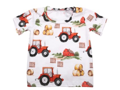 tricko statek traktor balik slamy