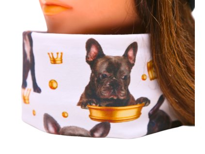 zimni podzimni cepice nakrcnik sala pes psi pejsci pejskove tlapky knirac borderkolie buldok bulldog bigl labrador pro deti pro zeny pro muze bavlna (60)