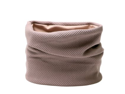 nakrcnik 3d pletenina svetle hneda taupe