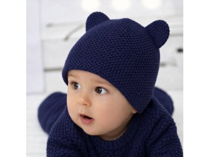 detska-cepice-pletenina-ouska-modra