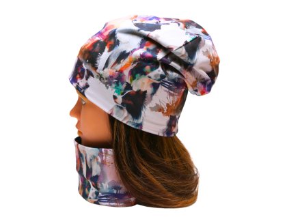 zimni podzimni cepice nakrcnik sala pes psi pejsci pejskove tlapky knirac borderkolie buldok bulldog bigl labrador pro deti pro zeny pro muze bavlna (41)