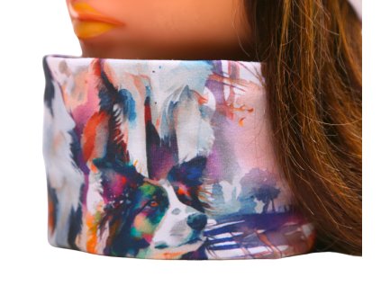 zimni podzimni cepice nakrcnik sala pes psi pejsci pejskove tlapky knirac borderkolie buldok bulldog bigl labrador pro deti pro zeny pro muze bavlna (39)