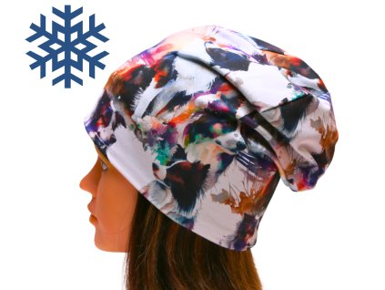 zimni podzimni cepice nakrcnik sala pes psi tlapky borderkolie knirac bigl buldog bernsky salasnicky pro deti dospele zeny muze motiv psu pejsek pejskove pejsci (58)