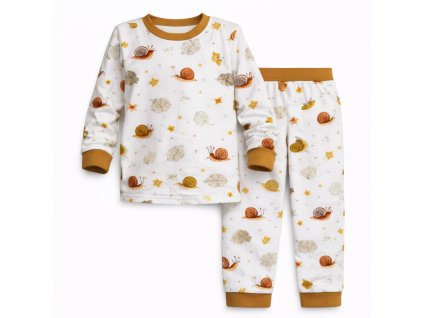 detske pyzamo snek snecek dlouhy rukav