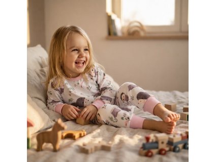 pyzamo jezecci ruzove