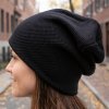cerna cepice pletenina damska