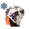 zimni podzimni cepice nakrcnik sala pes psi tlapky borderkolie knirac bigl buldog bernsky salasnicky pro deti dospele zeny muze motiv psu pejsek pejskove pejsci (64)