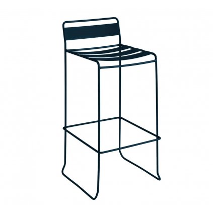 isimar minimalist furniture PORTOFINO stool blue navy min