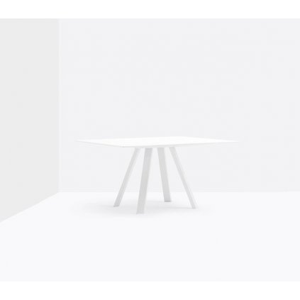 ARKI TABLE ARK139X139 BIANCO/CFC BI